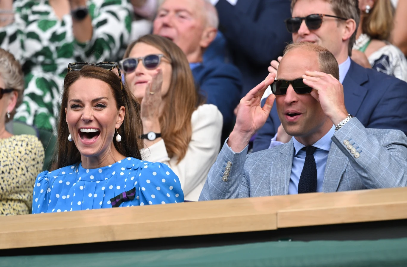 Księżna Kate i książę William na Wimbledonie
