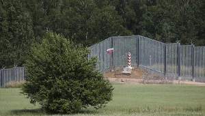 Zapora na granicy z Białorusią została oddana w czerwcu 