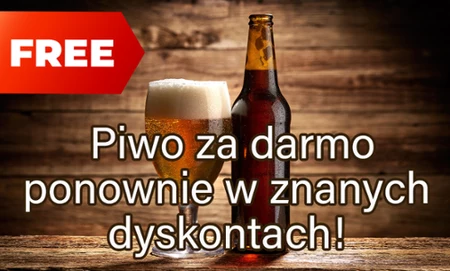 Piwo za darmo.