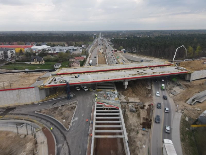 Węzeł Zakręt na trasie S17 - Wschodniej Obwodnicy Warszawy