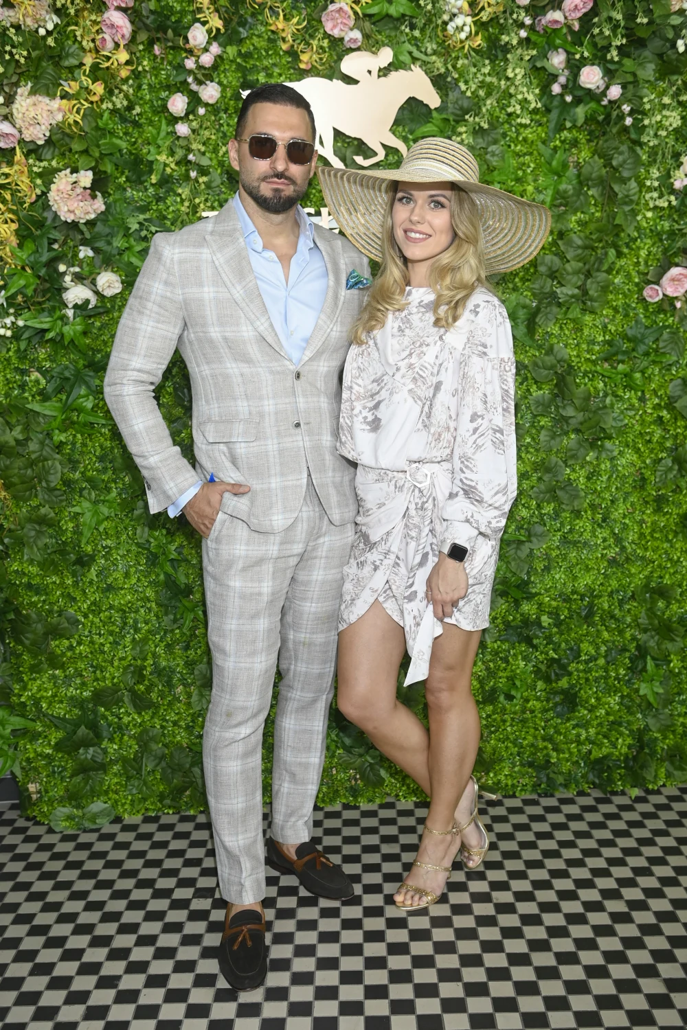 Rafał Maślak i Kamila Maślak z chęcią pozowali na ściance