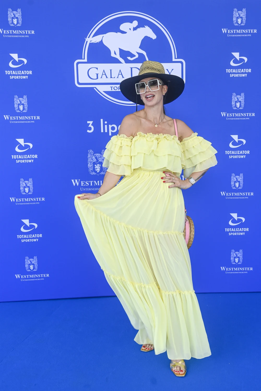 Katarzyna Paskuda zaprezentowała się w uroczej, żółtej sukience