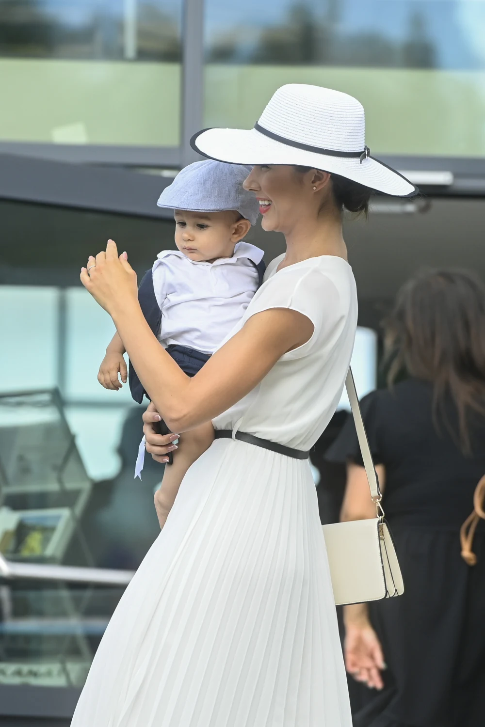 Ida Nowakowska na Galę Derby 2022 przyszła z synem