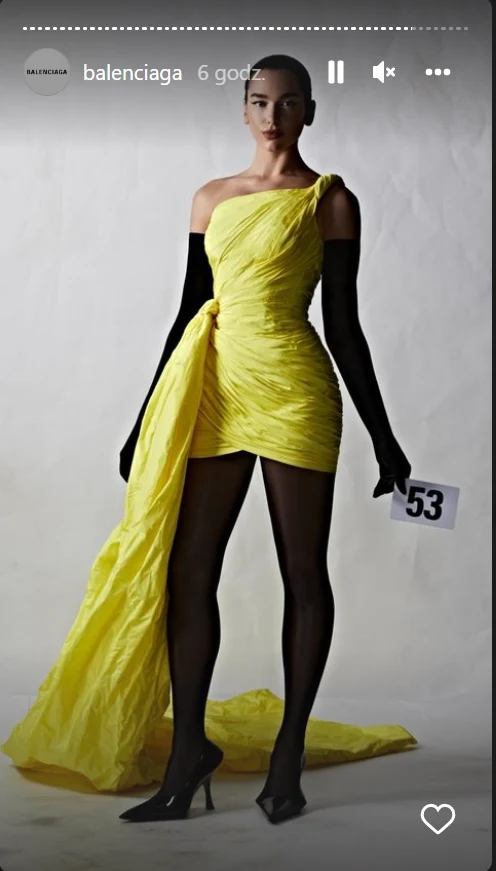 Dua Lipa: ww.instagram.com/balenciaga/ Dua Lipa: ww.instagram.com/balenciaga/
