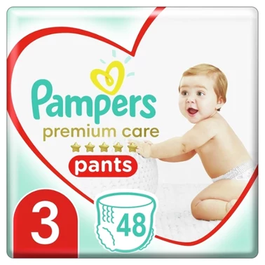 Pampers Premium Care Pieluchomajtki, rozmiar 3, 48 pieluszek, 6kg-11kg - 5