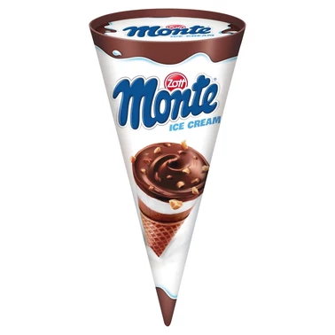 Zott Monte Lody śmietankowe i lody czekoladowo-orzechowe z sosem czekoladowo-orzechowym 120 ml - 3