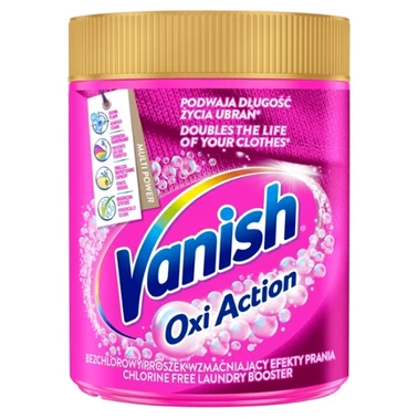 Vanish Oxi Action Odplamiacz do tkanin w proszku 470 g - 0