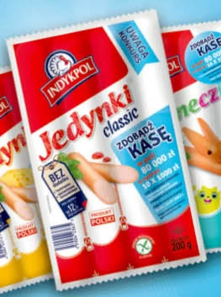 Indykpol Parówki Jedynki classic 200 g