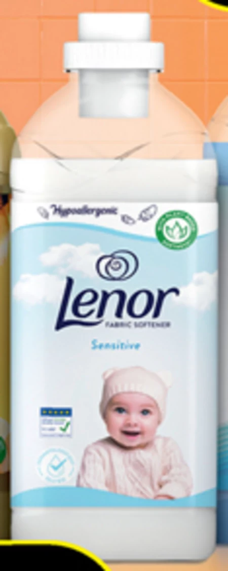 Lenor Sensitive Płyn do płukania tkanin 60 prań, 1.8L