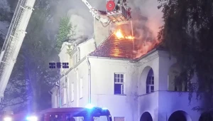 Pożar willi w Forcie Bema