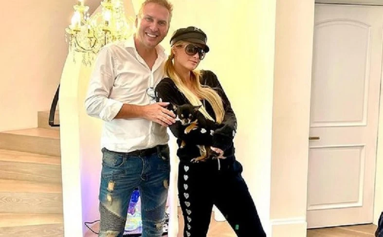 Krzysztof Gojdź w domu Paris Hilton Krzysztof Gojdź w domu Paris Hilton