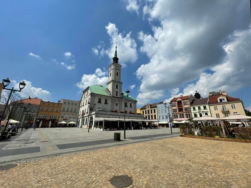 Rynek w Gliwicach jest niezwykle urokliwy