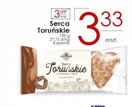 Kopernik Serca toruńskie Pierniki lukrowane 120 g
