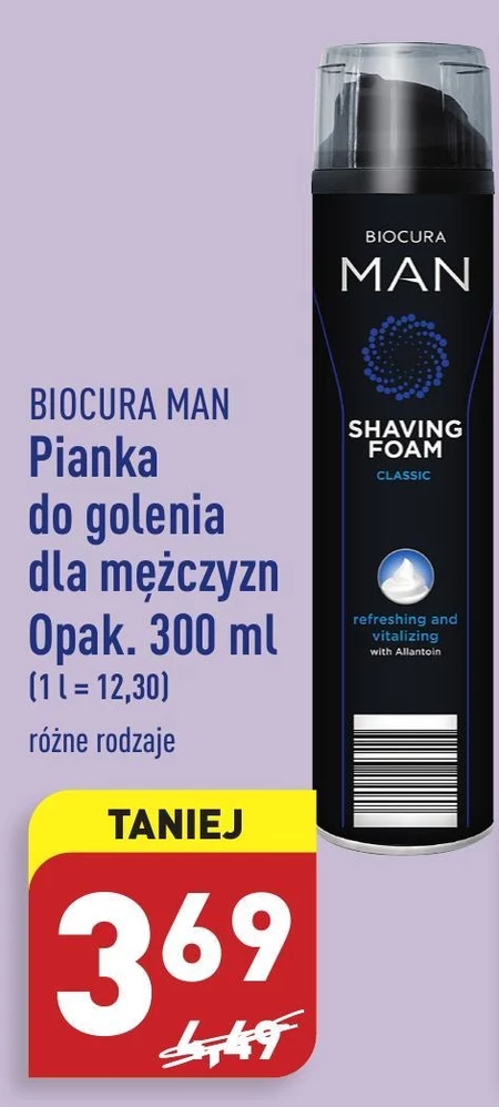 Pianka do golenia Biocura