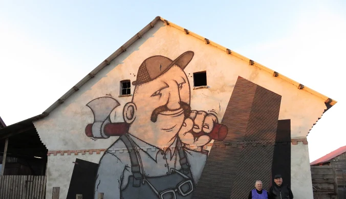 Tworzą murale na wsiach, o których świat zapomniał