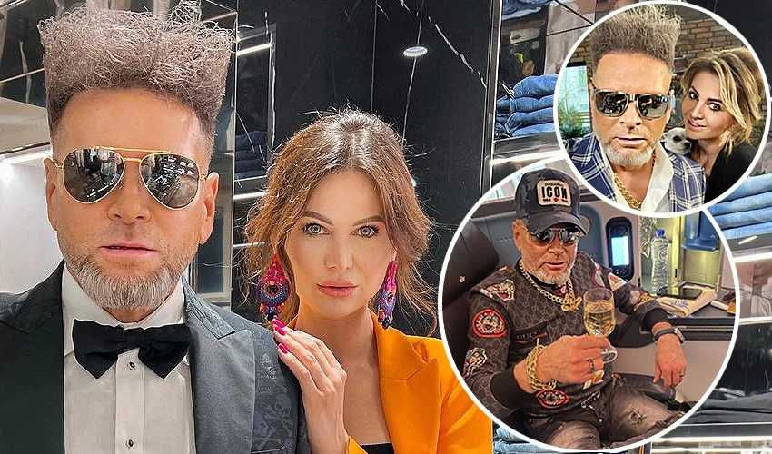 Krzysztof Rutkowski i jego żona Maja Krzysztof Rutkowski i jego żona Maja