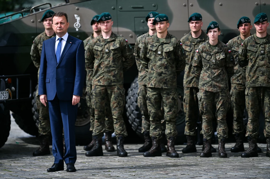 Minister obrony narodowej Mariusz Błaszczak Minister obrony narodowej Mariusz Błaszczak