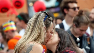 Słowenia. Uczestnicy Parady Równości w Lublanie, 23 czerwca 2018 roku