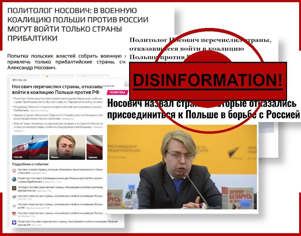 Rosyjski propagandysta mówi o "polskiej koalicji wojskowej" Rosyjski propagandysta mówi o "polskiej koalicji wojskowej"