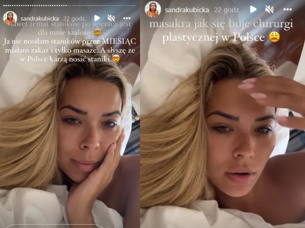 Sandra Kubicka musi wymienić implanty w piersiach @sandrakubicka/