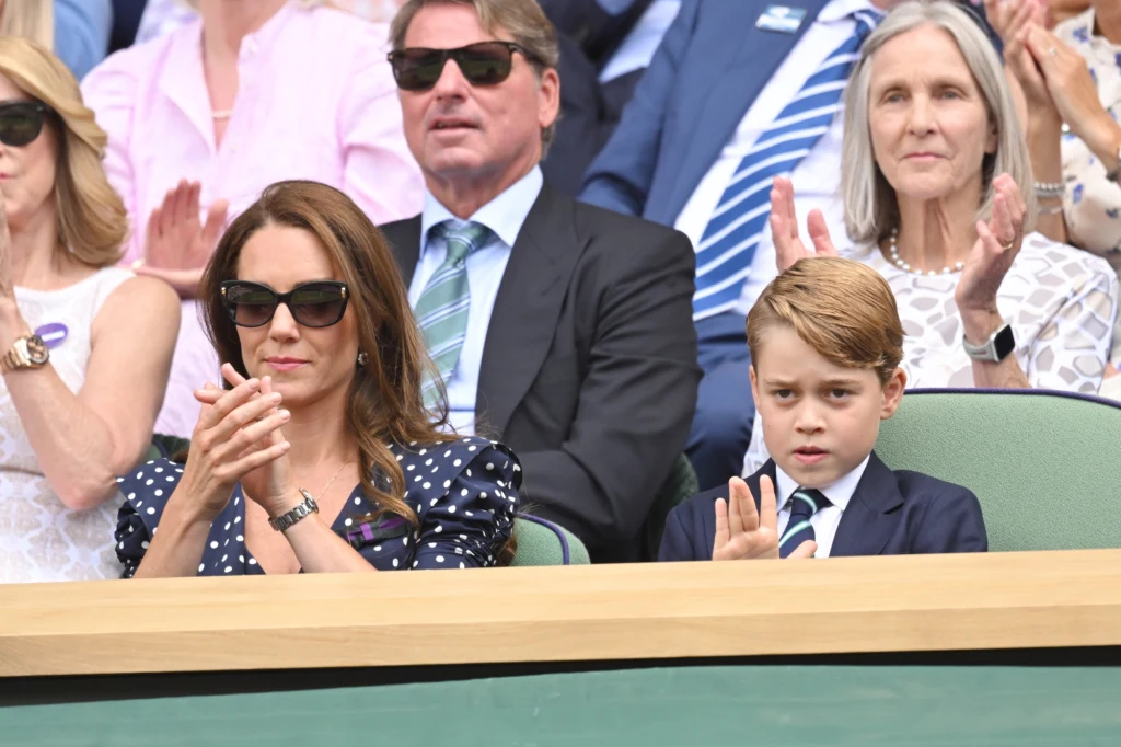 Księżna Kate i książę George