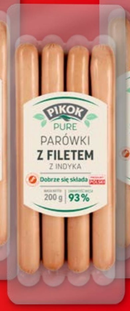 Parówki Pikok - 33% TANIEJ! - promocja Lidl - Ding.pl