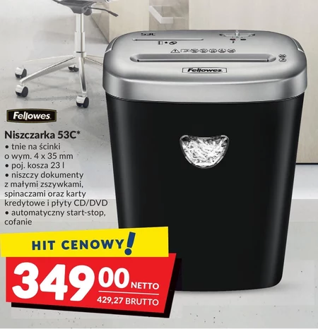 Fellowes Niszczarka dokumentów 53C