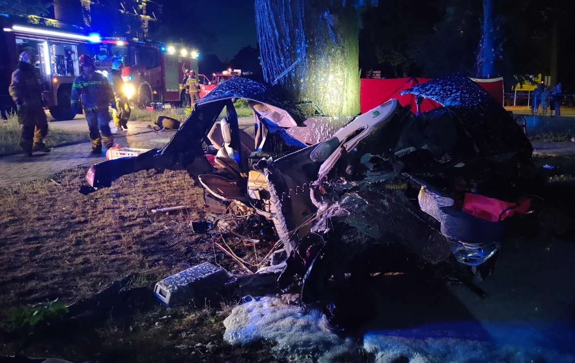 Wypadek w miejscowości Chojna Wypadek w miejscowości Chojna