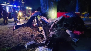 Wypadek w miejscowości Chojna 