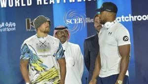 Ołeksandr Usyk i Anthony Joshua