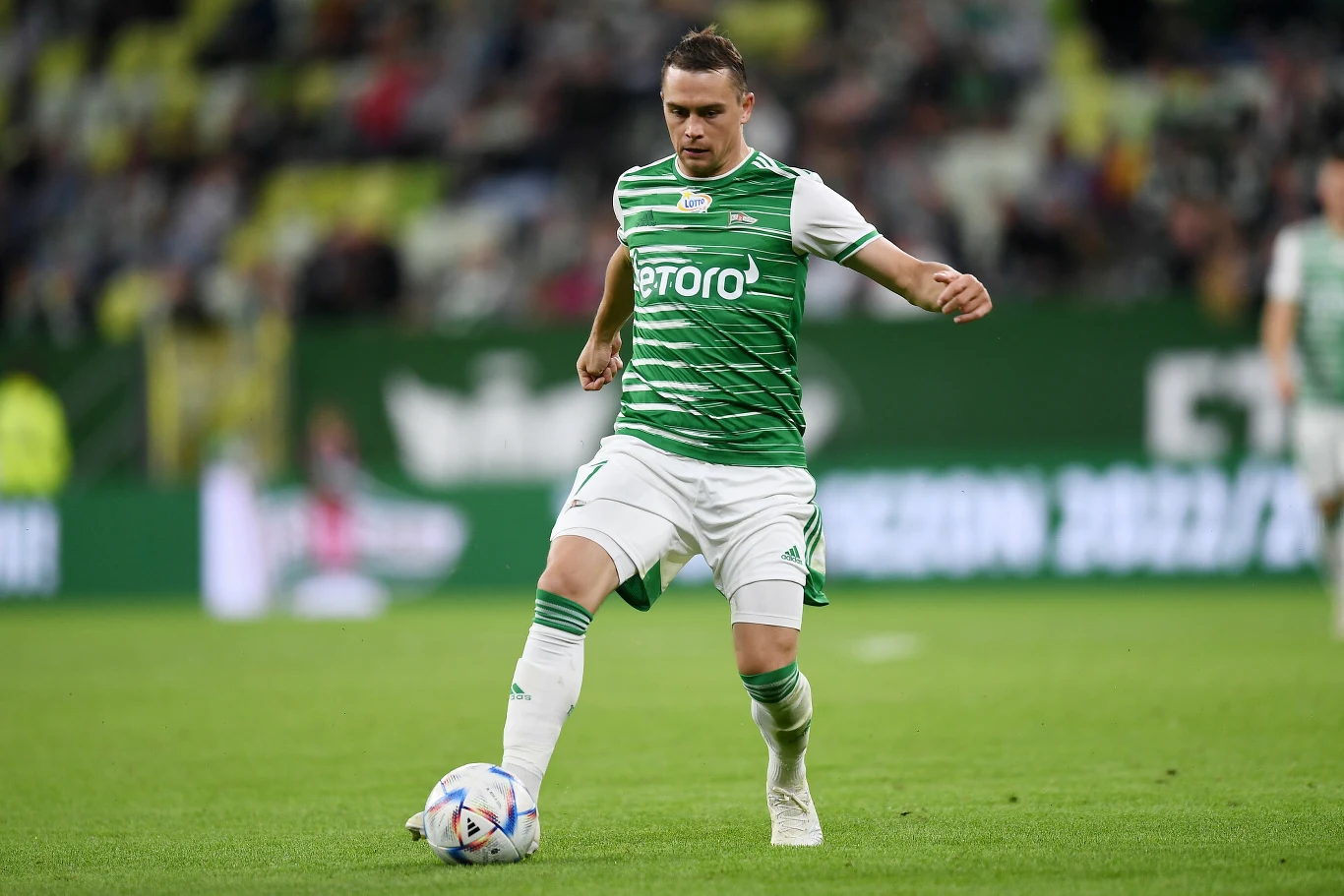 PHOTO ALEKSANDER SZREDER / SUPER EXPRESS GDANSK N/Z MACIEJ GAJOS PILKA NOZNA LIGA KONFERENCJI EUROPY SEZON 2022/2023 MECZ LECHIA GDANSK AKADEMIJA PANDEV 07/07/2022
