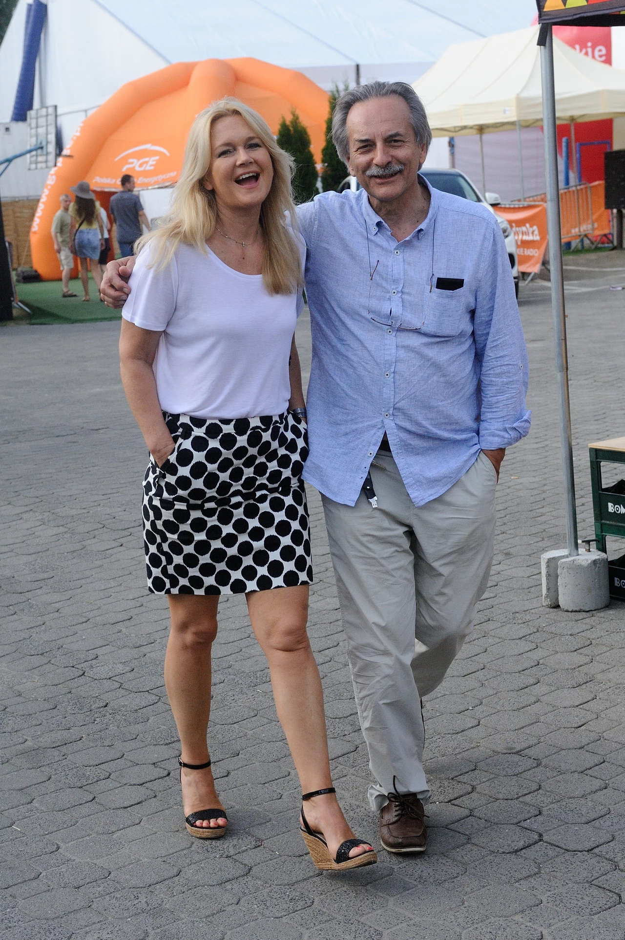 Grażyna Torbicka z mężem, Adamem Torbickim