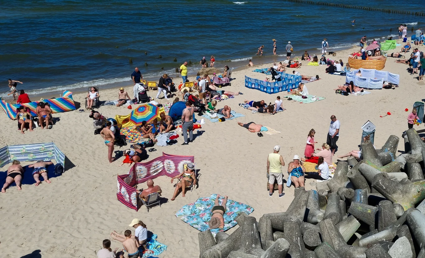 Plaża w Mielnie