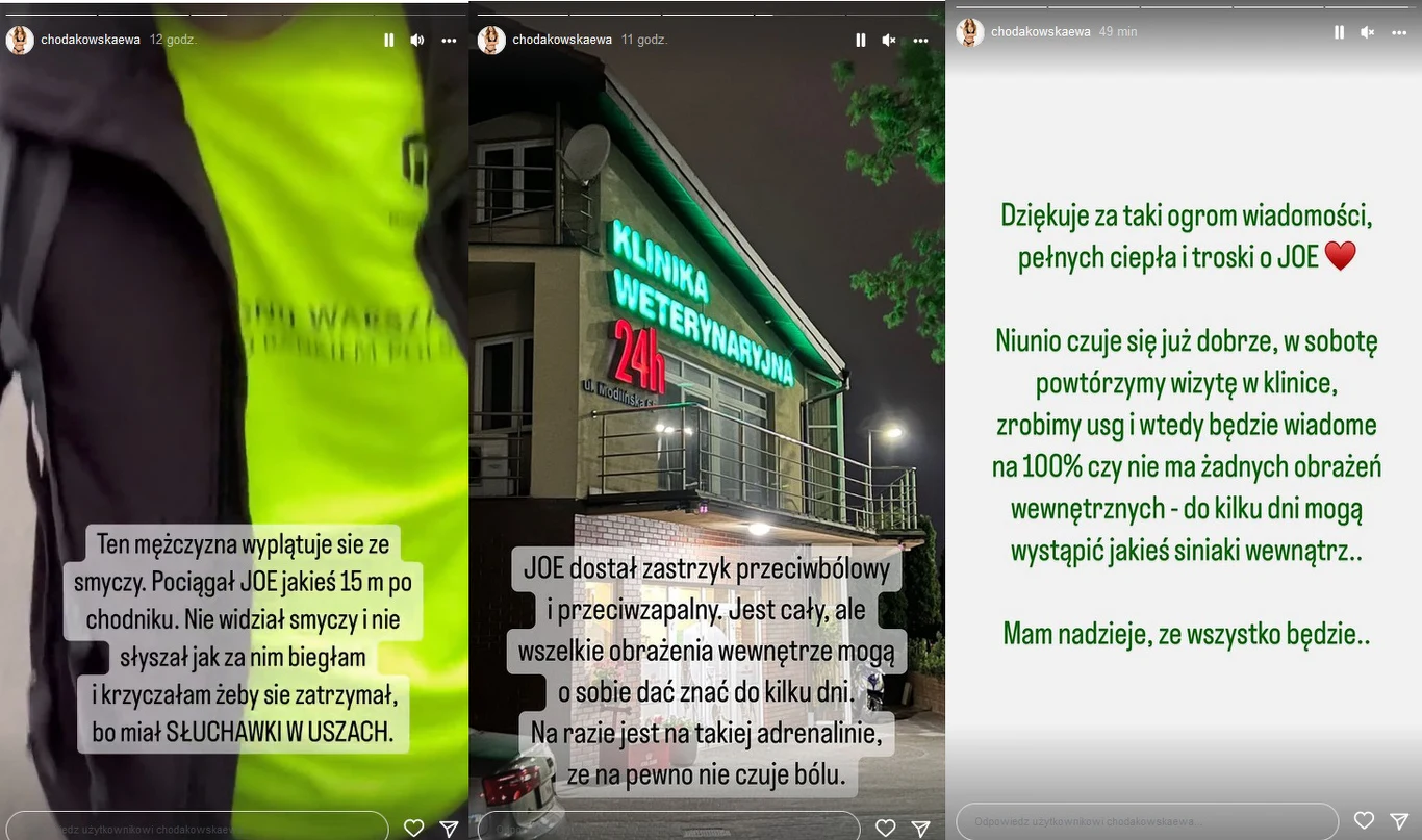 Ewa Chodakowska relacjonowała wypadek Ewa Chodakowska relacjonowała wypadek