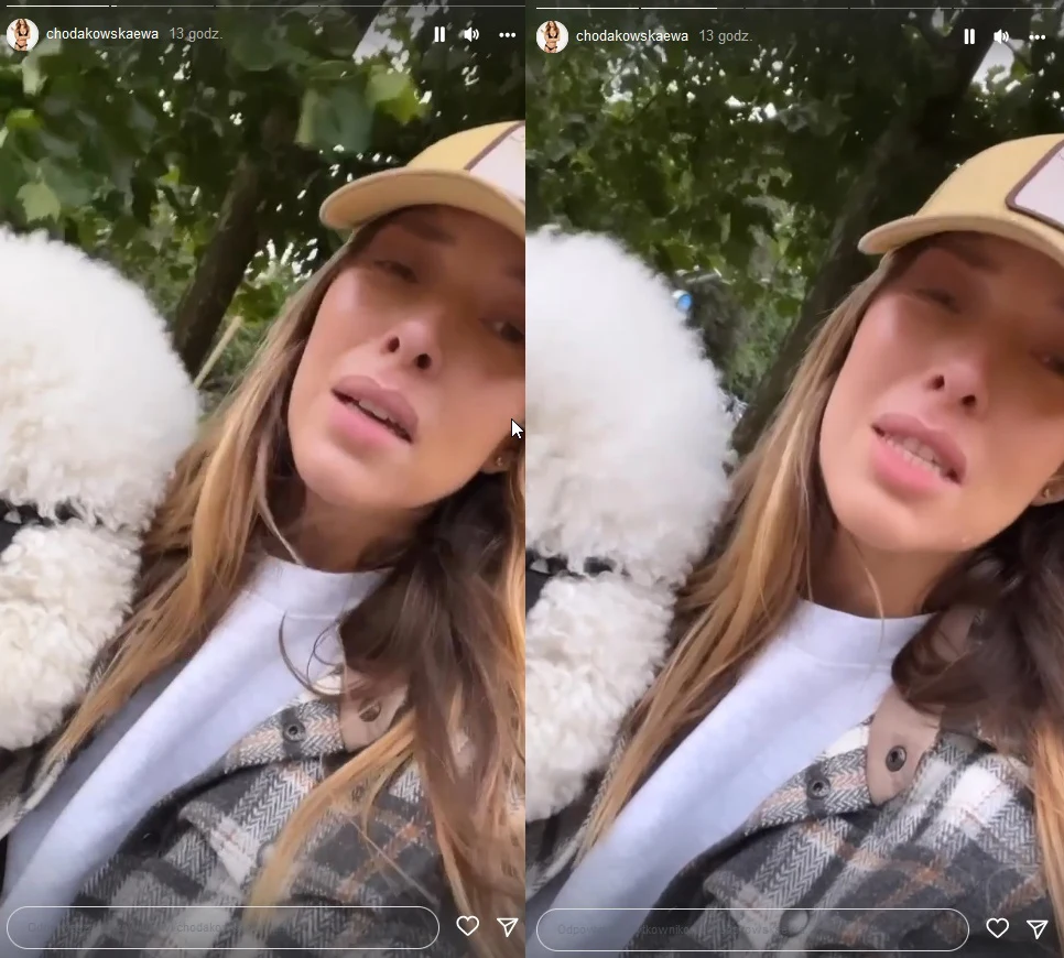 Zapłakana Ewa Chodakowska Zapłakana Ewa Chodakowska