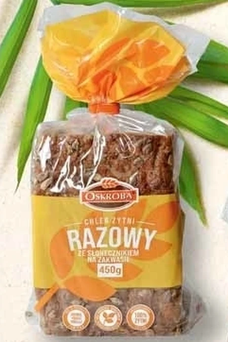 Oskroba Chleb razowy ze słonecznikiem 450 g