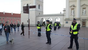 Pocisk na Krakowskim Przedmieściu w Warszawie. 