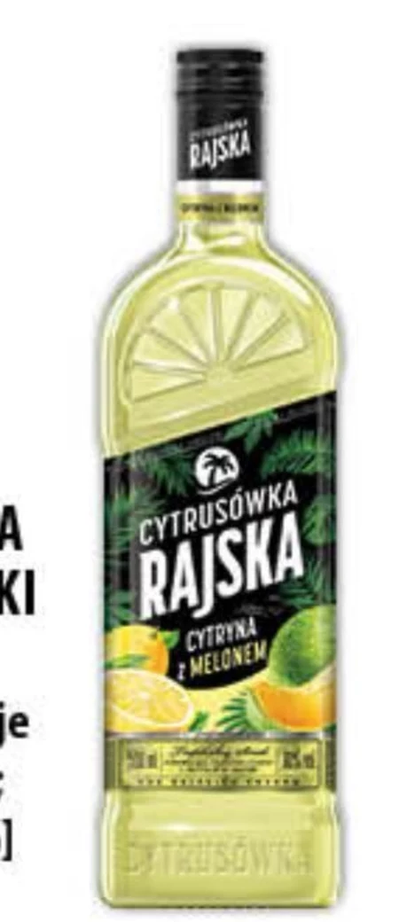 Cytrusówka Rajska Likier cytryna z melonem 500 ml