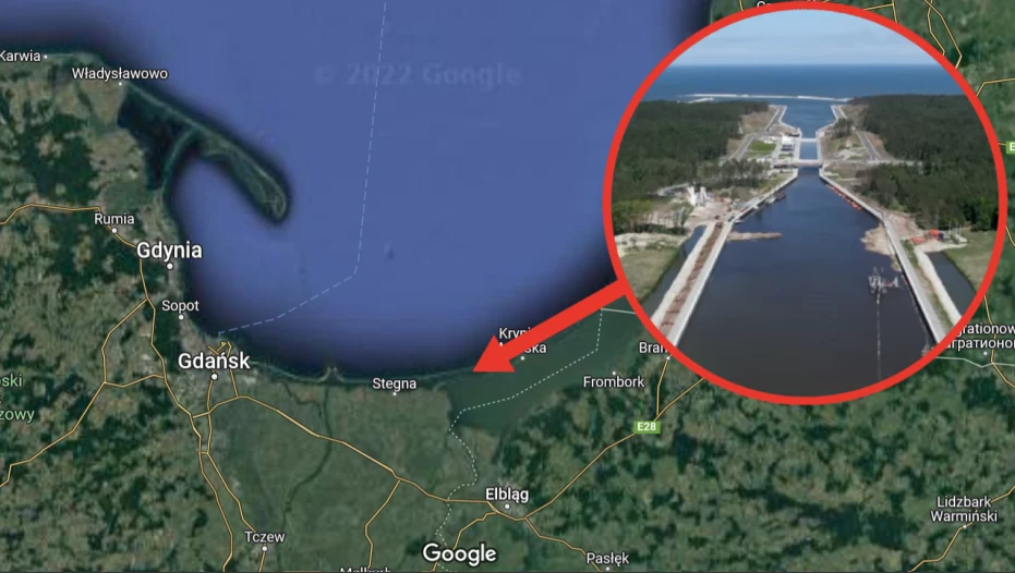 Przekop Mierzei Wiślanej na ukończeniu Przekop Mierzei Wiślanej na ukończeniu