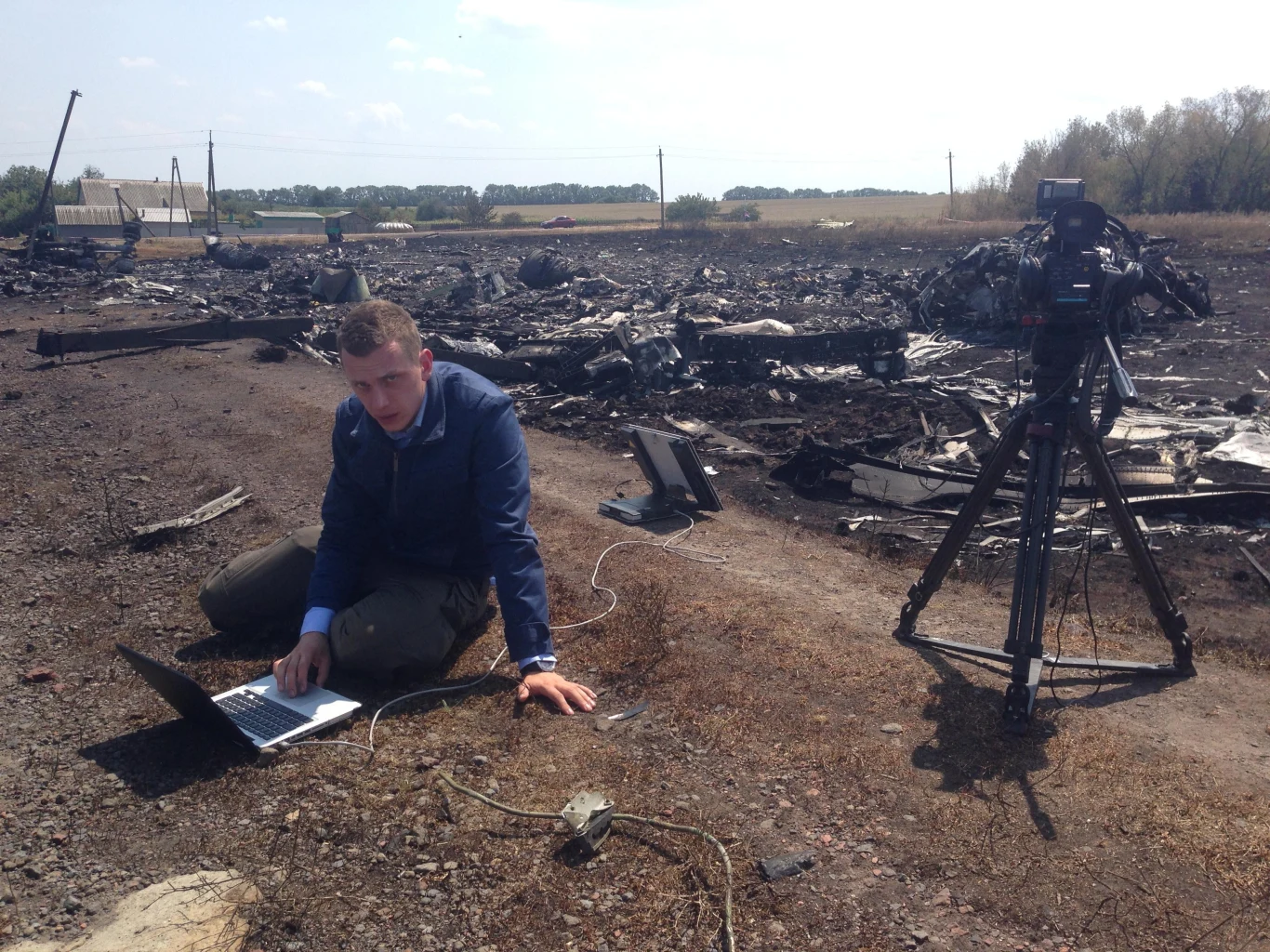 Wojciech Bojanowski w trakcie pracy Wojciech Bojanowski w trakcie pracy