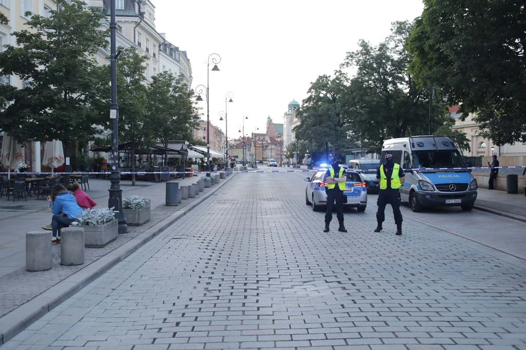 Krakowskie Przedmieście zostało ewakuowane