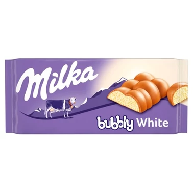 Milka Bubbly White Czekolada mleczna 95 g - 2