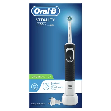 Oral-B Vitality 100 Szczoteczka elektryczna stworzona w technologii Braun, czarna - 7