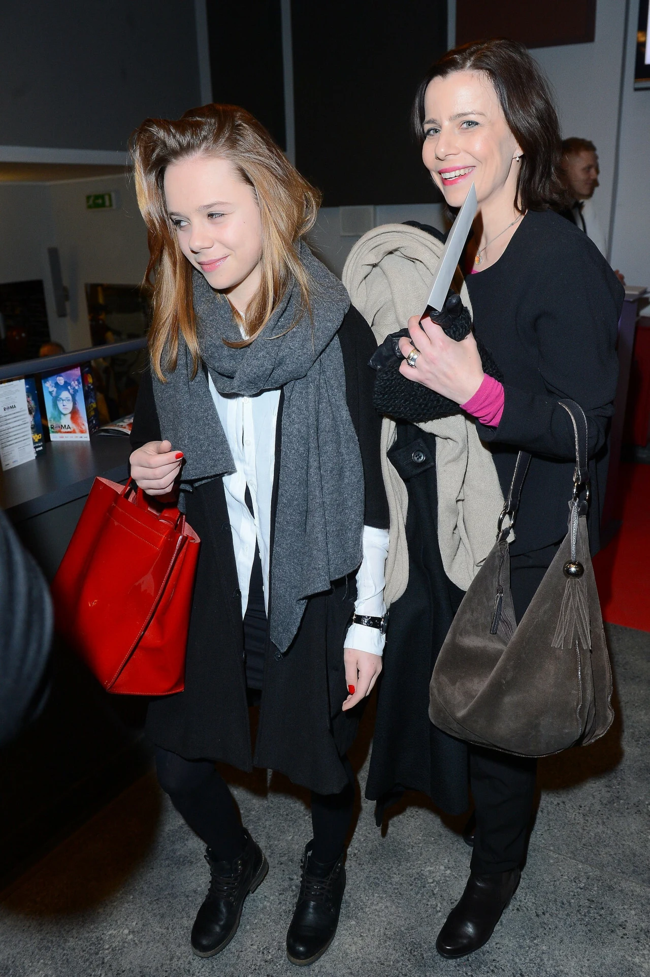 Agata Kulesza z córką Marianną Agata Kulesza z córką Marianną