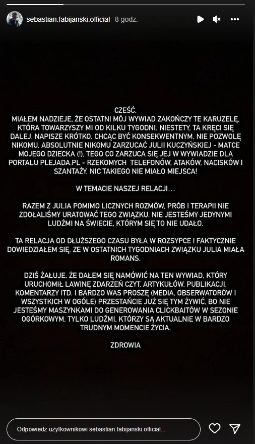 Sebastian Fabijański: www.instagram.com/sebastian.fabijanski.official/