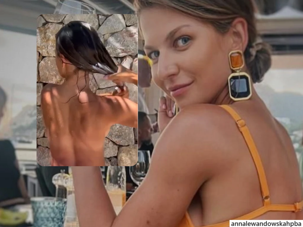 Anna Lewandowska topless. Takimi nagraniami chwali się na IG @annalewandowskahpba/