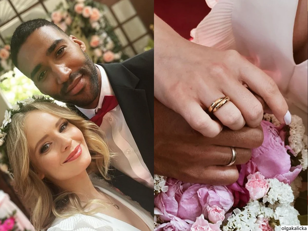 Olga Kalicka na zdjęciach ślubnych na IG @olgakalicka/