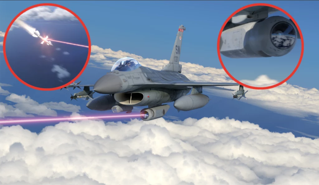 F16 będą wyposażone w broń laserową