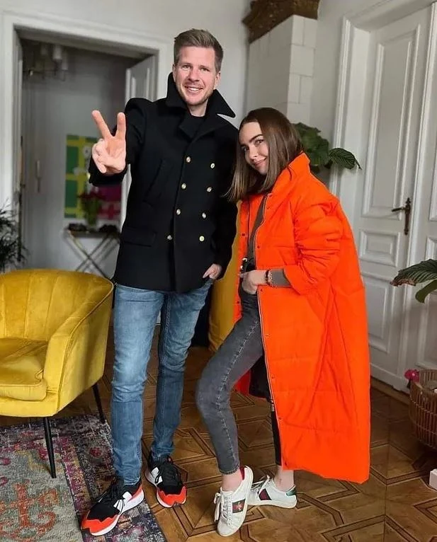 Filip Chajzer i Anna, koleżanka od joggingu Filip Chajzer i Anna, koleżanka od joggingu