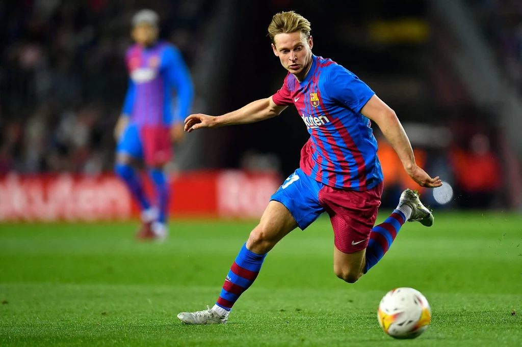 Frenkie De Jong - zdobył jedną z bramek dla Barcelony w sparingu z City Frenkie De Jong - zdobył jedną z bramek dla Barcelony w sparingu z City